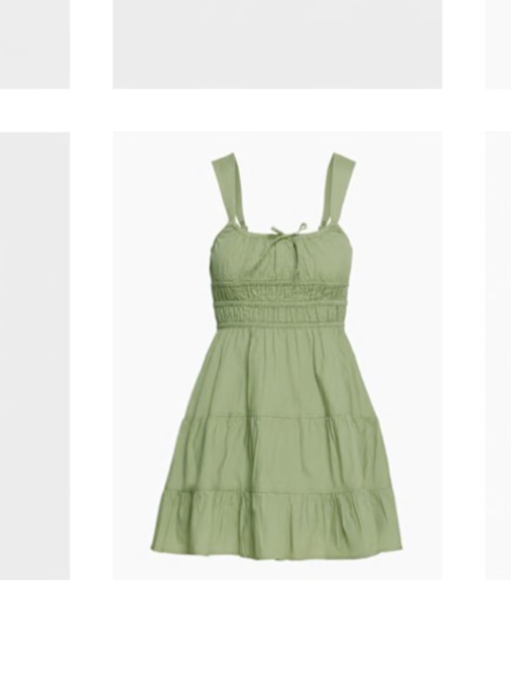 Aritzia Sunday Best Martine Poplin Dress Size XL fits like L. Olive Green color
